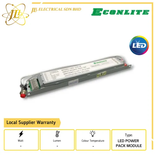 ECONLITE 240V±10% 50HZ 400MA SLIM LED POWER PACK MODULE