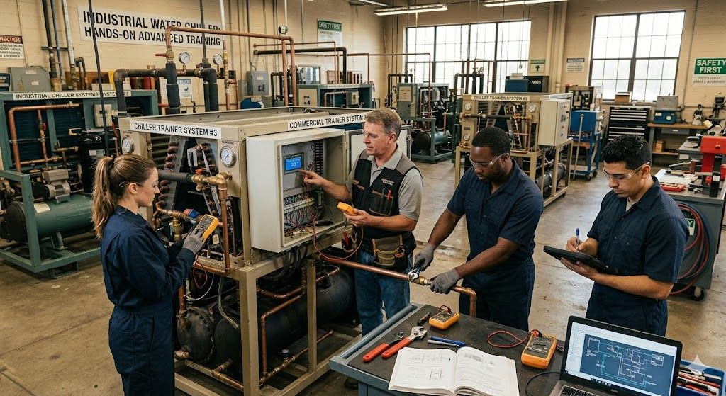 Industrial water chiller training
