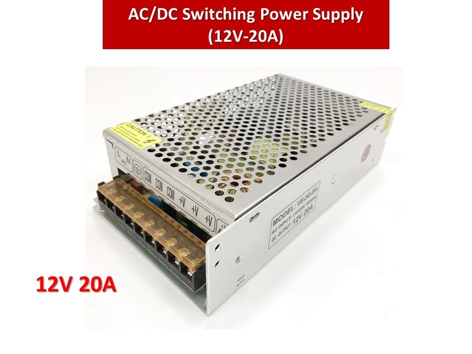 AC To DC Switching Power Supply - 12V5A / 12V10A / 12V15A / 12V20A