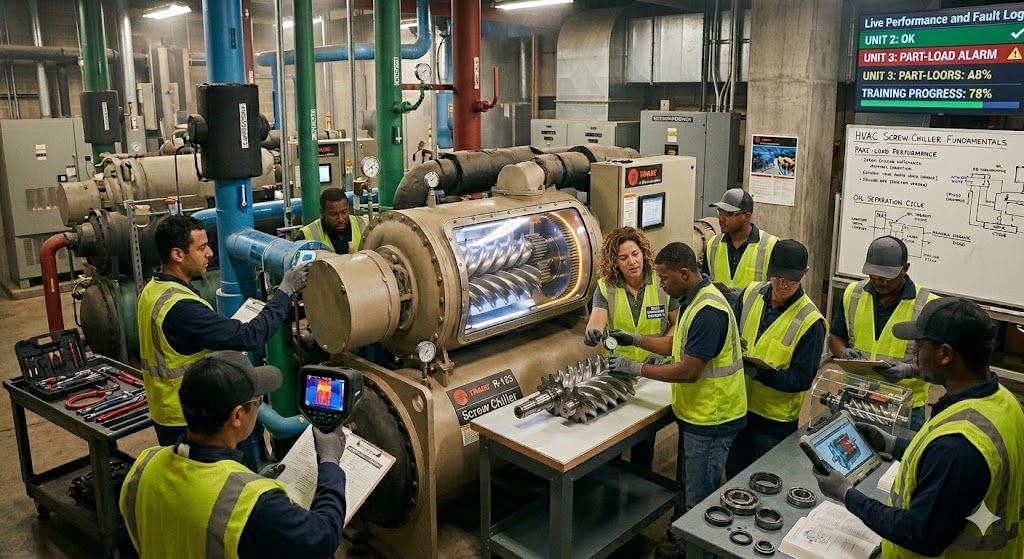 Screw chiller skills development program