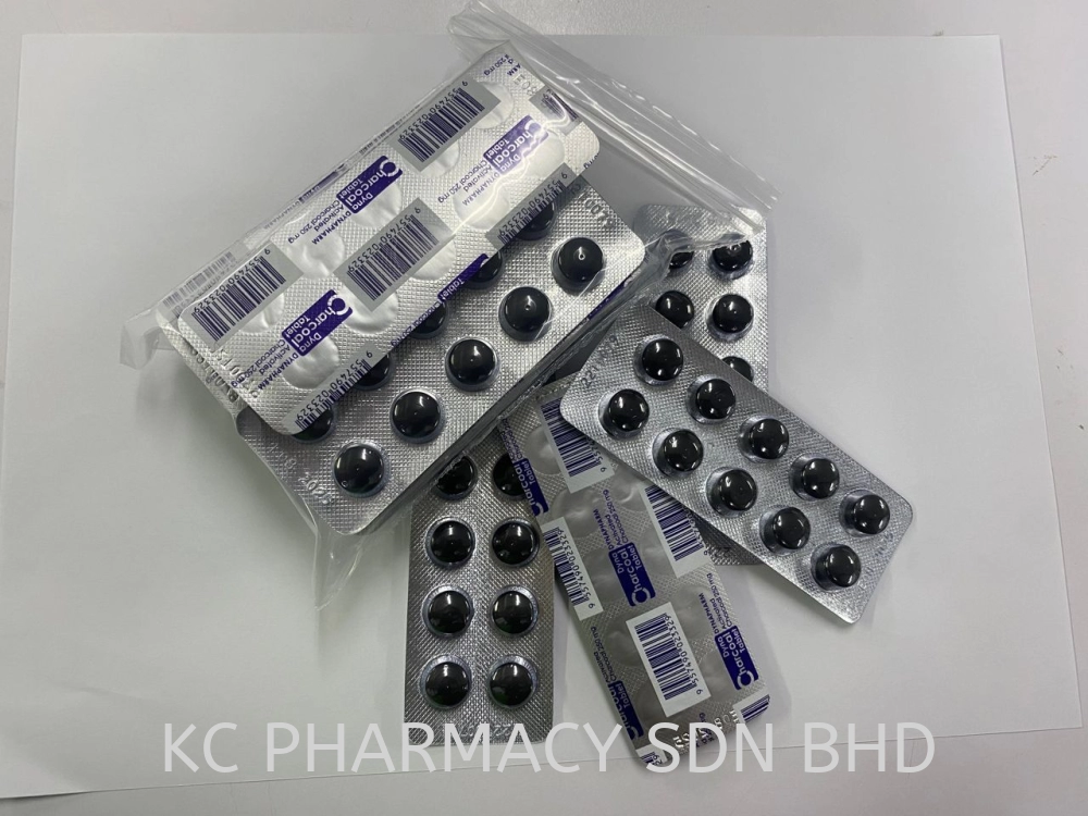 Dyna Charcoal Tablet Activated Charcoal 250mg 10s [10 STRIPS] (EXP:8/25)  OVER THE COUNTER Kedah, Malaysia, Alor Setar Supplier, Suppliers, Supply,  Supplies | KC Pharmacy Sdn Bhd