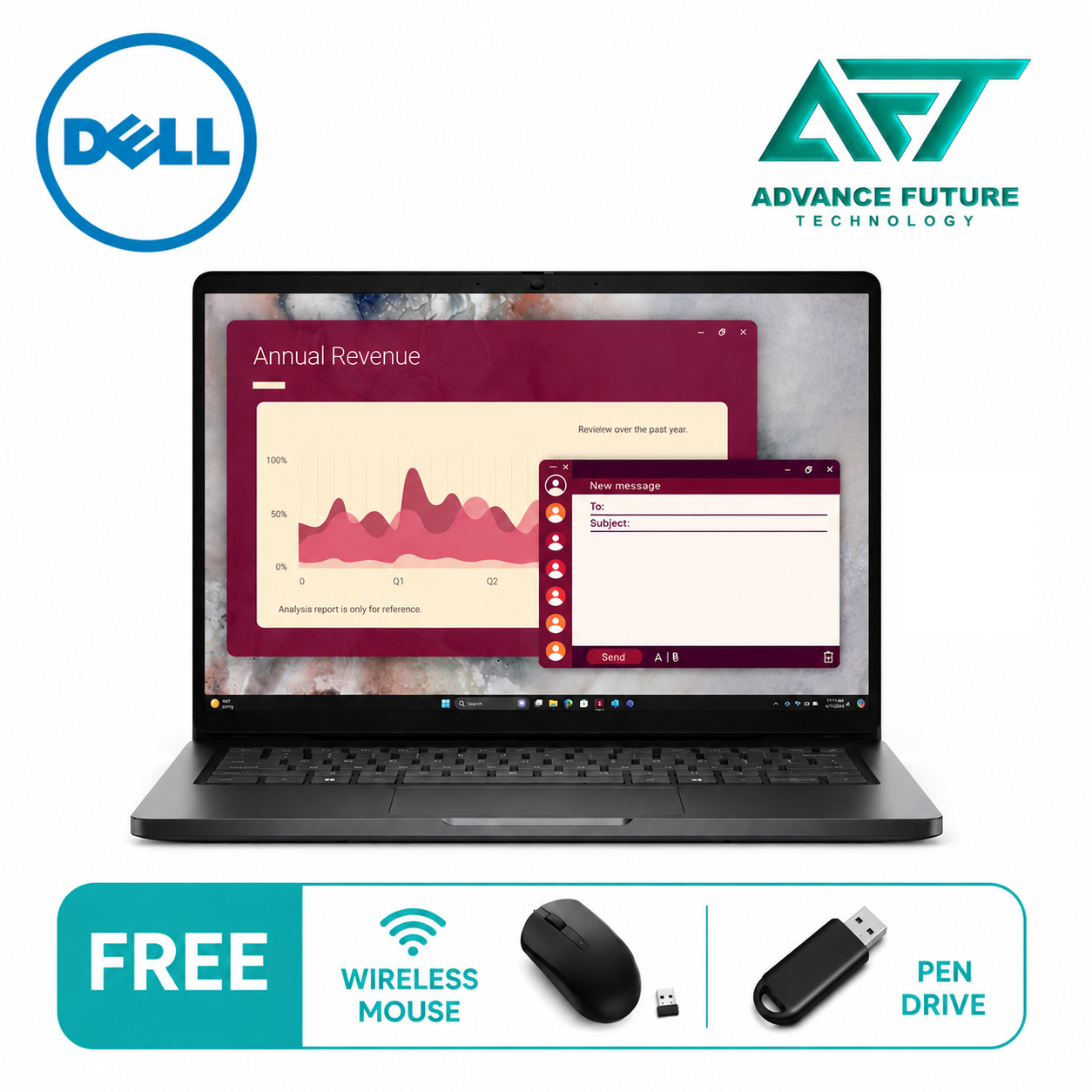 Dell Pro 14 PC14250-U7265U-16G-512-W11P 14" FHD+ Business Laptop Black ( Intel Core Ultra 7 265U ,16GB, 512GB SSD, Intel, W11Pro )