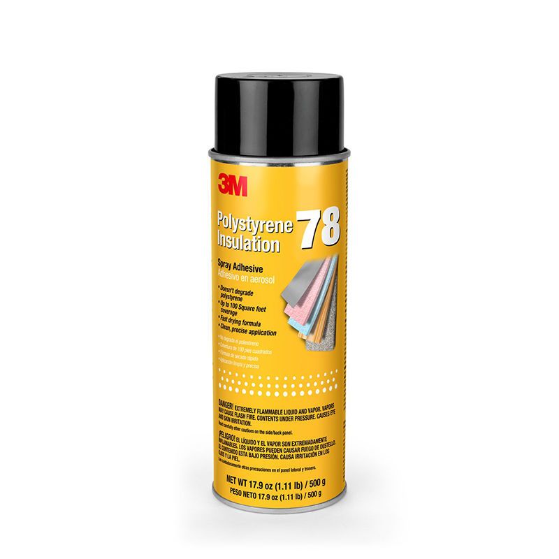 3M™ Polystyrene Insulation 78 Spray Adhesive