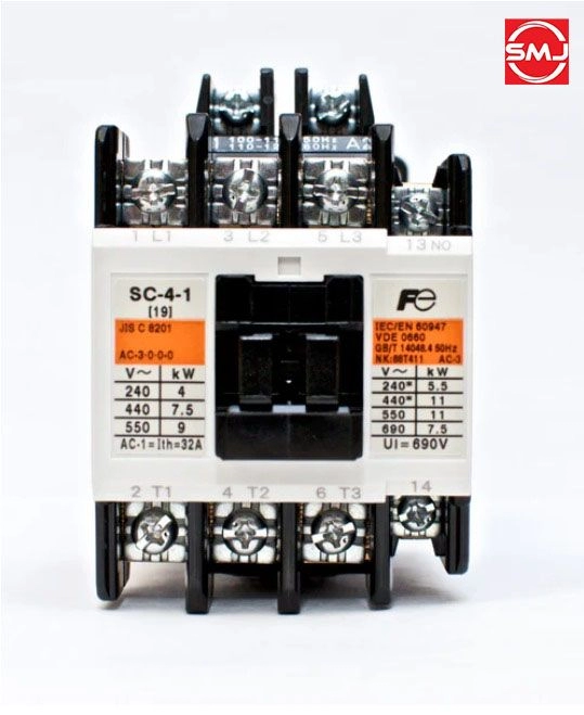 Fuji SC-4-1 AC3 22A 11KW 15HP 240V AC Magnetic Contactor