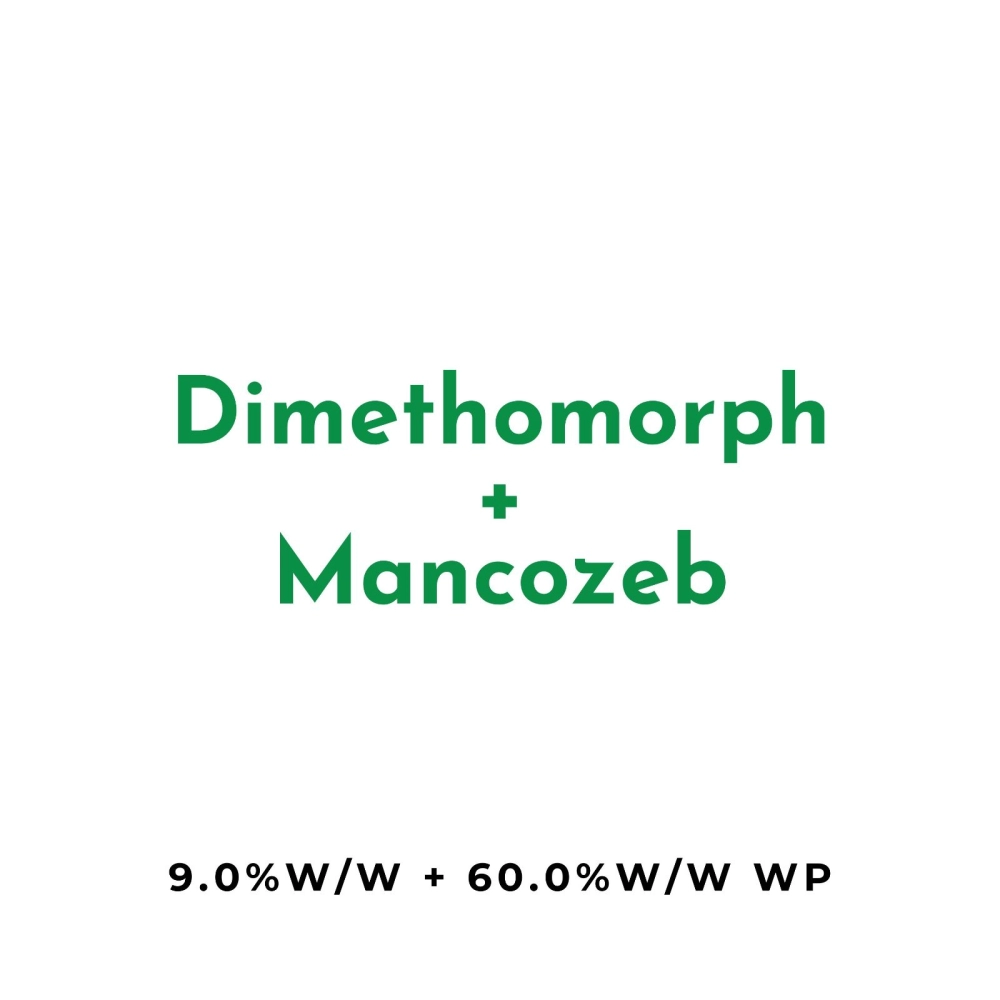 Dimethomorph 9.0% w/w + Mancozeb 60.0% w/w WP