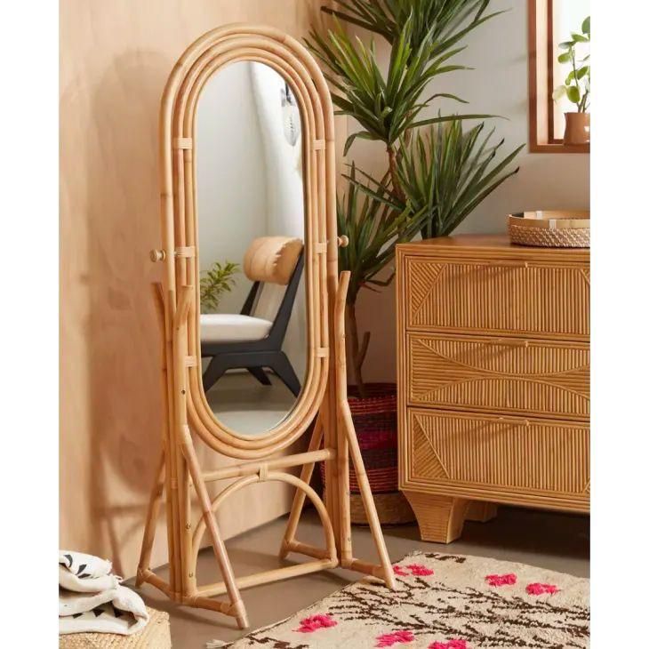 MIR 033 -  RATTAN MIRROR