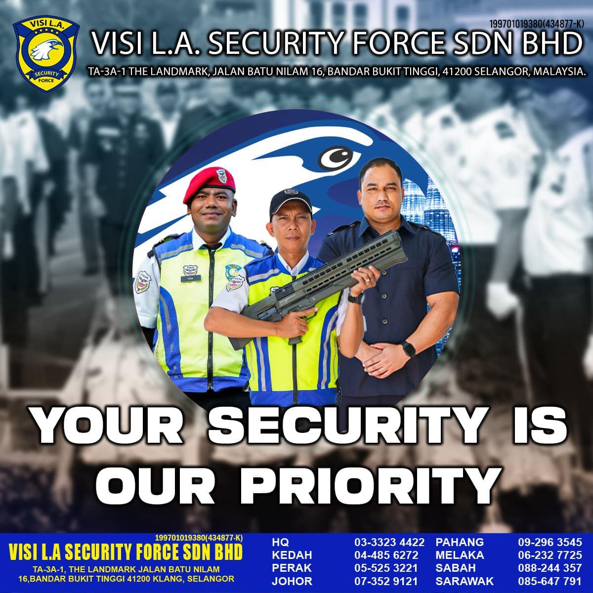 VISI LA GUARDS - REGISTERING VISITOR