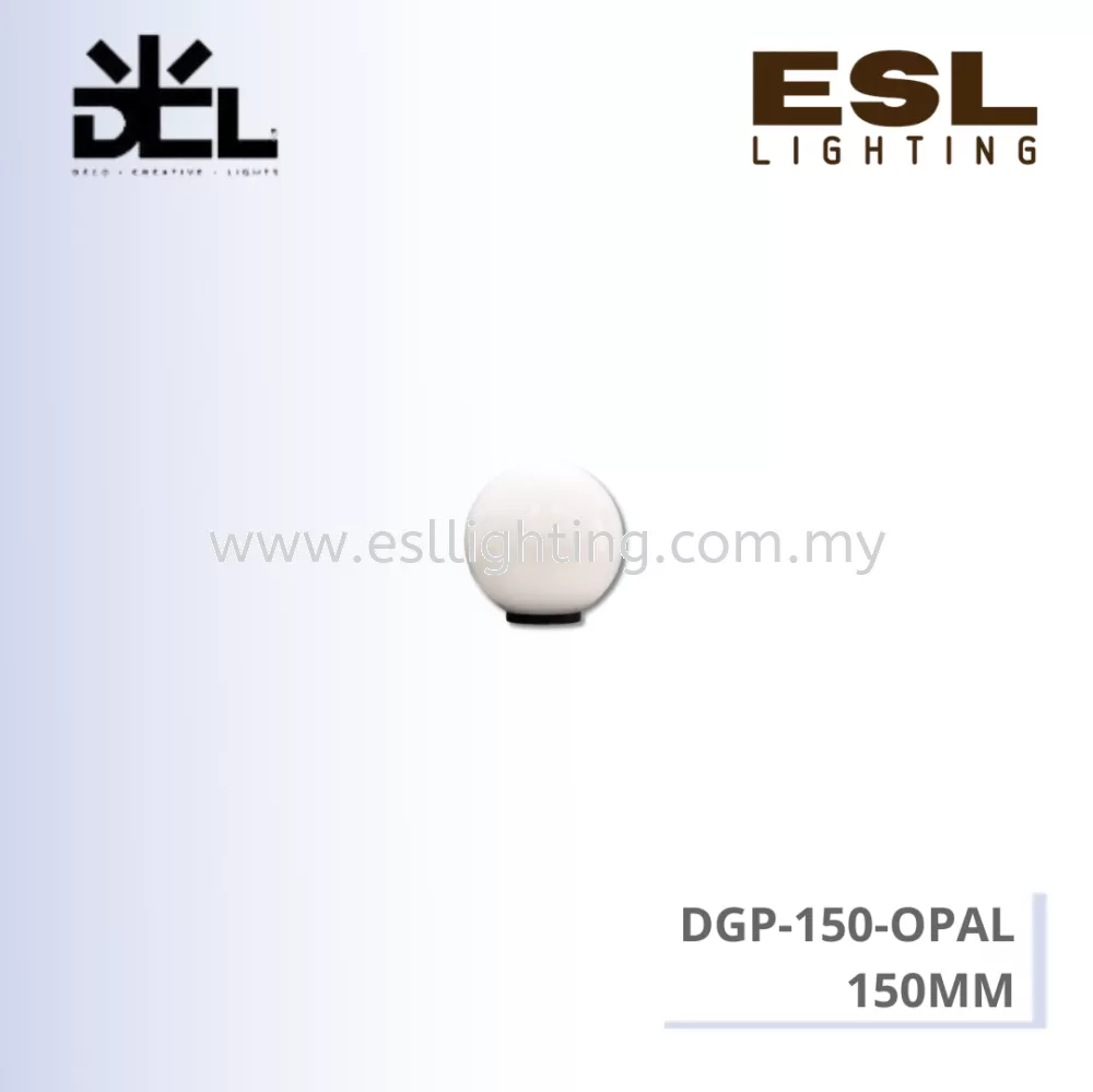 DCL OUTDOOR LIGHT DGP-150-OPAL (150MM)