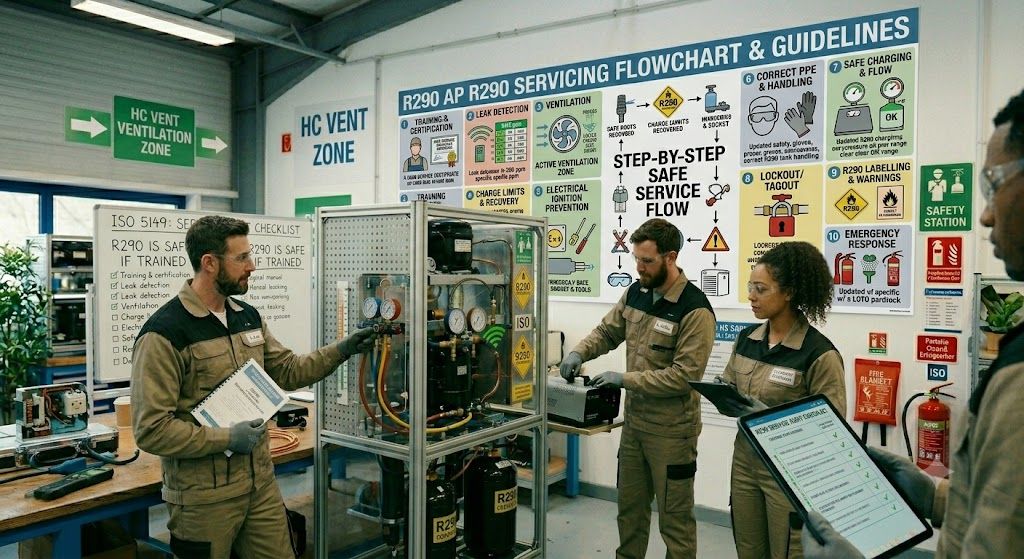 R290 servicing guidelines