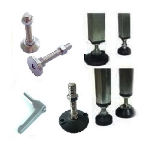 Leveling Glide / Adjustable Foot, Lever Screw / Handle