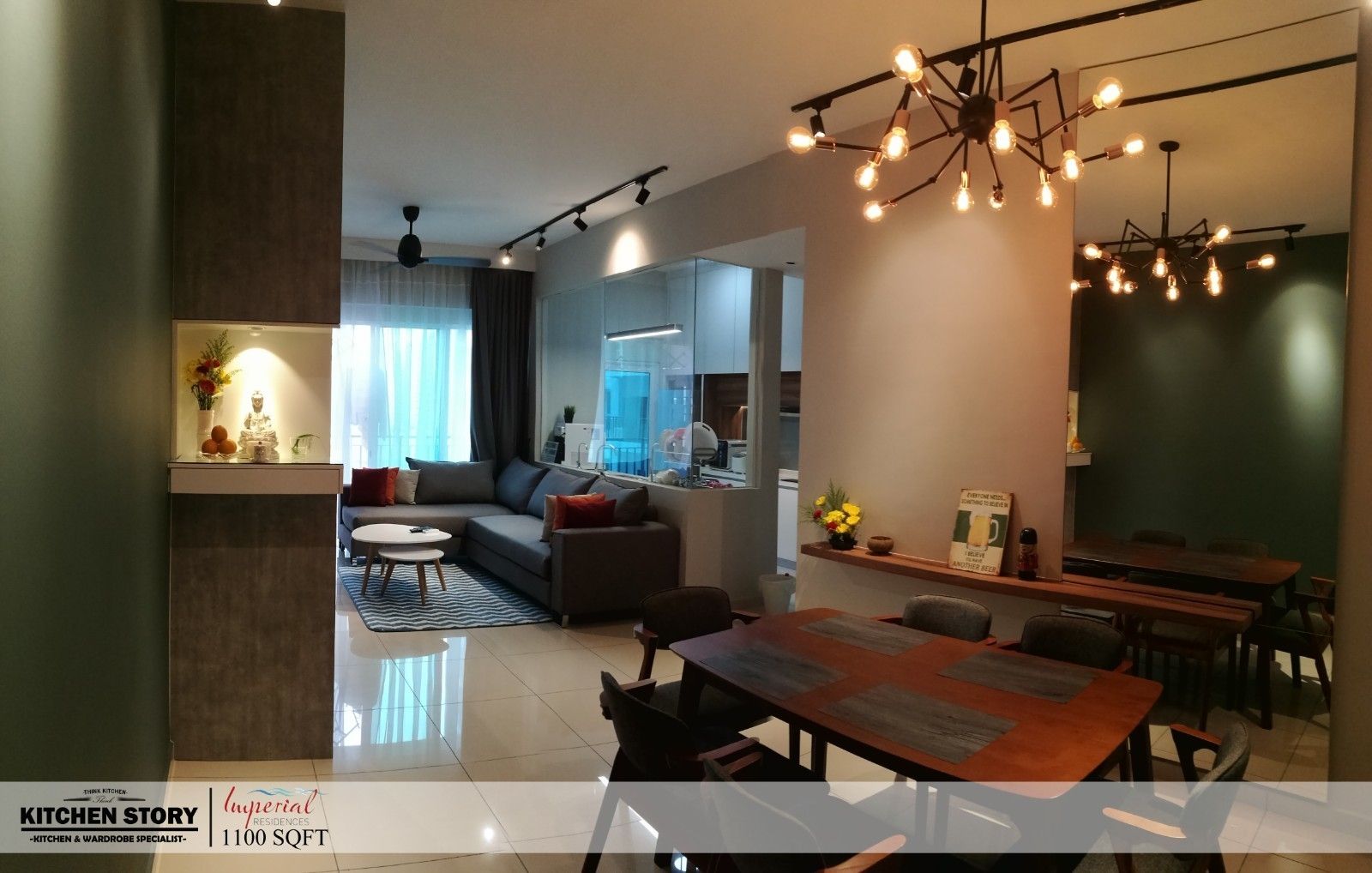 Imperial Residence Condominium - Modern Interior Design & Custom Cabinetry Project | Sungai Ara Bayan Lepas Penang