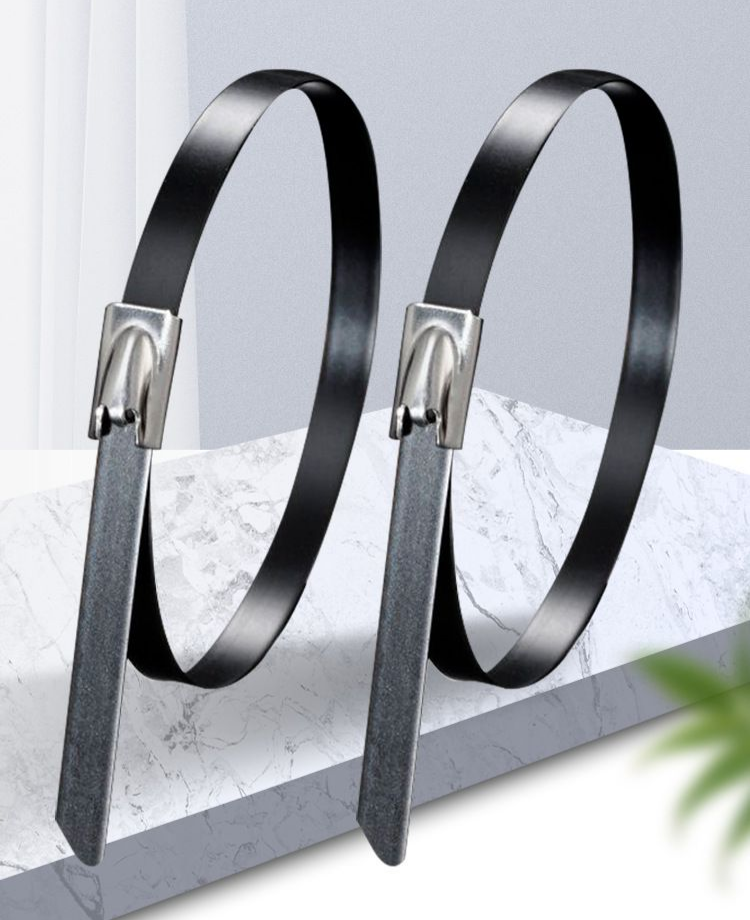 Fully 316 (W5) Stainless Steel Cable Tie – Coated Finish