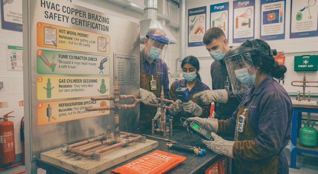 brazing safety equipment HVAC usage