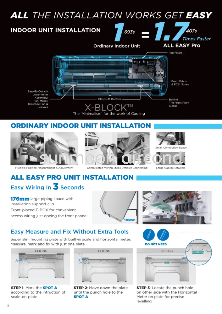 RESIDENTIAL MIDEA AIRCOND NON-INVERTER 1.0HP (MSAPB-10CRN8) ALL EASY PRO - RAWANG, SELAYANG