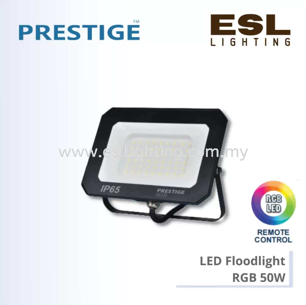 PRESTIGE HEXA LED FLOODLIGHT RGB 50W - PLS-HEXA50W-RGB [SIRIM] IP65