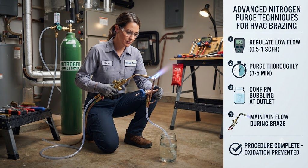 advanced HVAC brazing nitrogen flow techniques