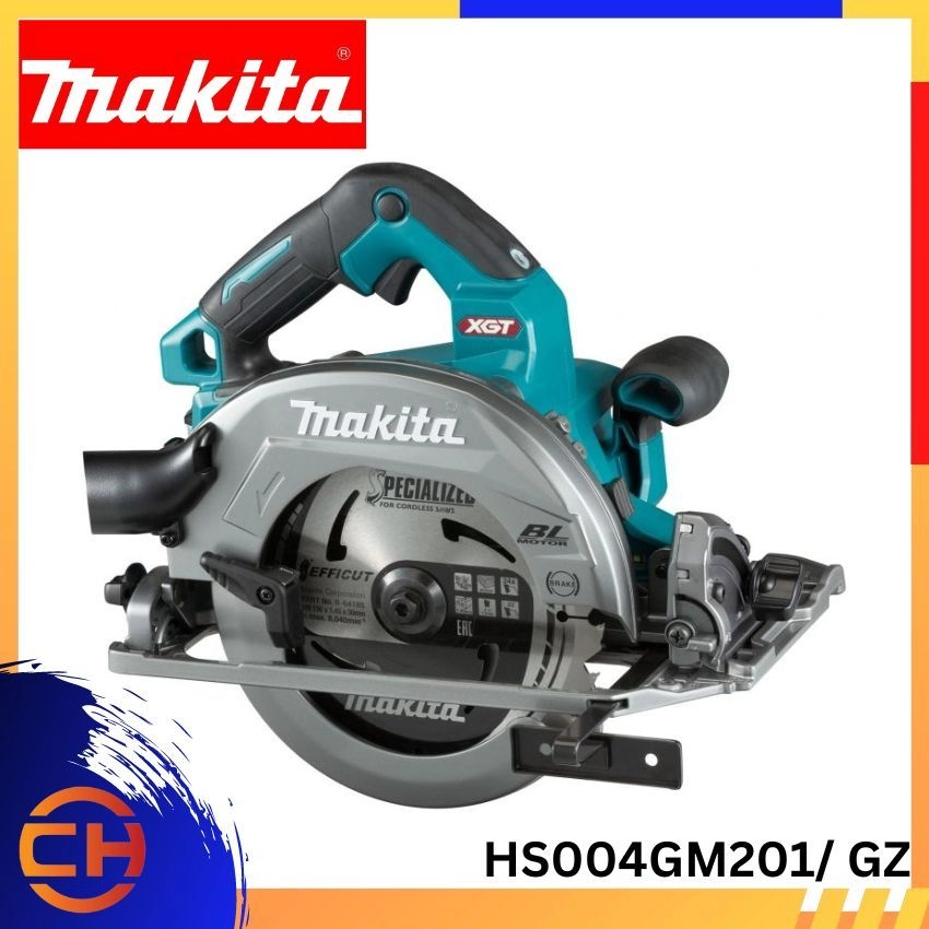 Makita HS004GM201/ GZ 190 / 185 mm (7-1/2" / 7-1/4") 40Vmax Cordless Circular Saw