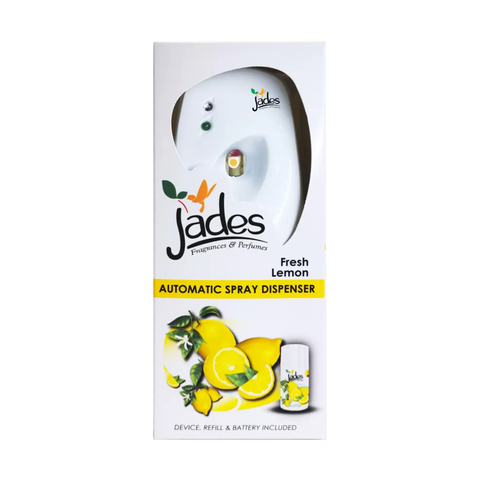 Jades Automatic Dispenser Set - Fresh Lemon (Air Freshener Room)