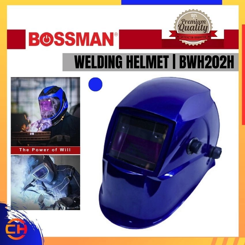 BOSSMAN AUTO DARKENING WELDING HELMET BWH202H ( BLUE ) 