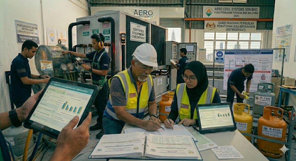 HVAC technician compliance certification Malaysia