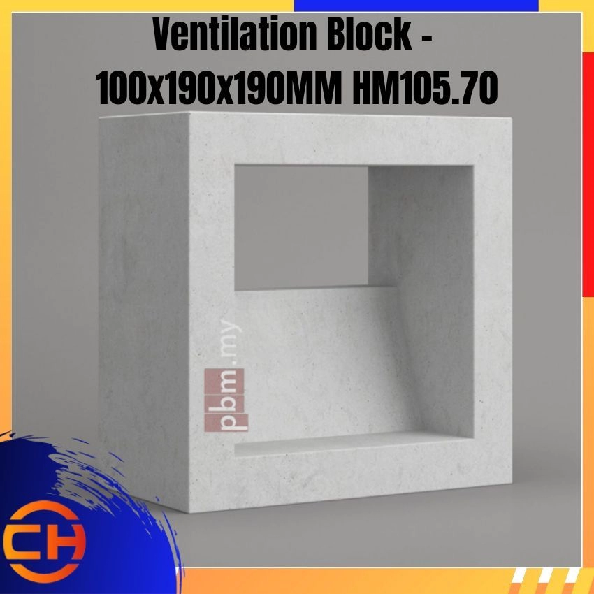 Ventilation Block - 100x190x190MM HM105.70