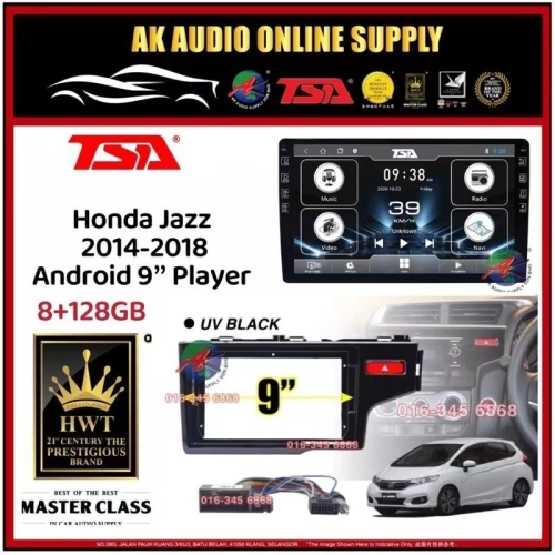🎁Free AHD Camera🎁 8Ram + 128GB 4G DSP CarPlay◾TSA Honda Jazz 2014 - 2018 Android 9'' inch  TS10 Car Player Monitor