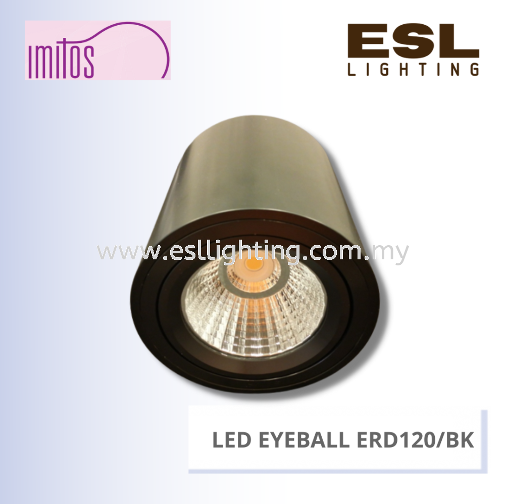 IMITOS LED SURFACE EYEBALL ERD120/BK 20W