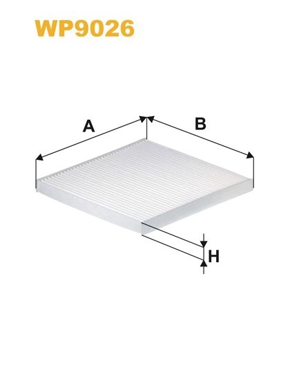 Original WIX Cabin Filter WP9026 - for TOYOTA 4-Runner 2.4