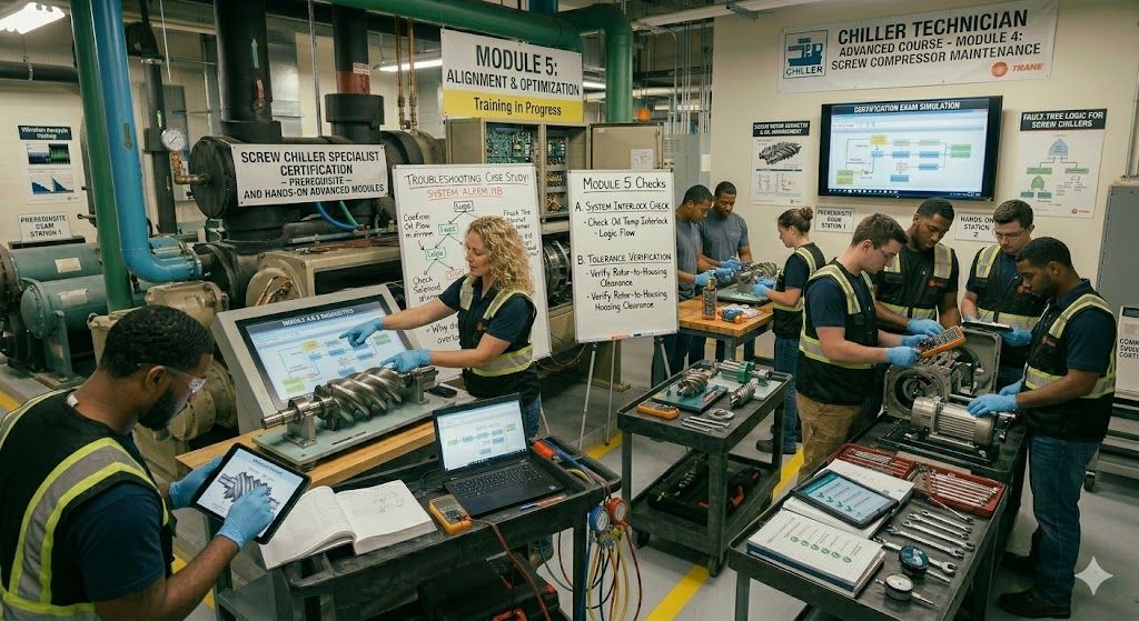 Screw chiller certification program