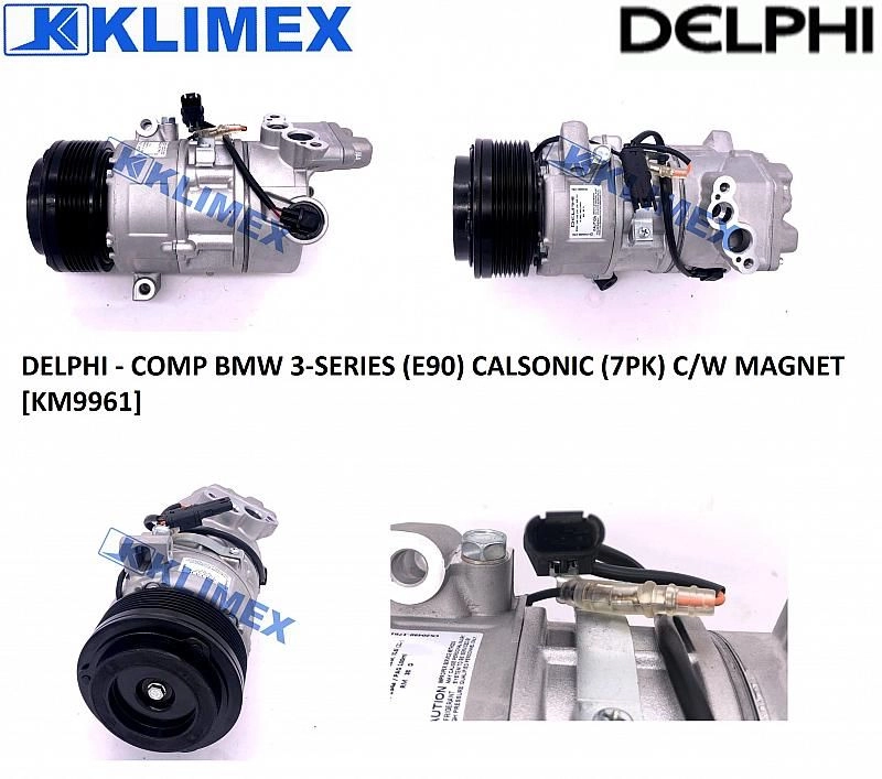 DELPHI - COMPRESSOR BMW 3-SERIES ( E90 ) CALSONIC ( 7PK ) COME WITH ...
