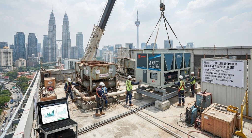 HVAC energy audit and chiller upgrade Kuala Lumpur