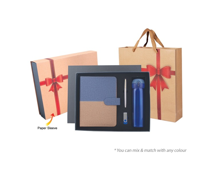 Gift Set With Recycle Paper Bag