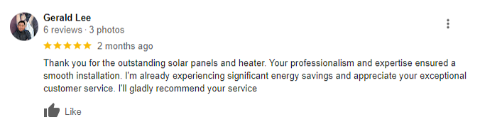 Residential Solar Panel 7.5kW & Solar Water Heater 240L & Mirai Energy Sdn Bhd