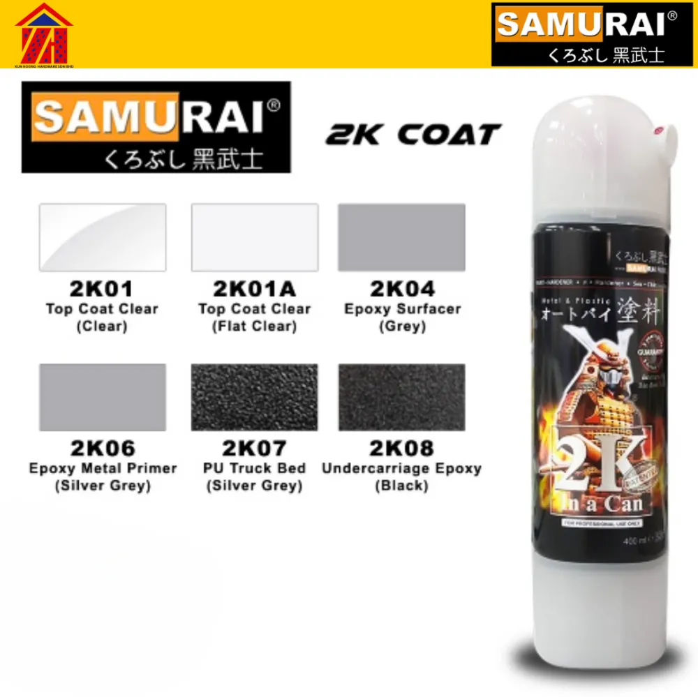 Samurai 2K Component Coat Spray