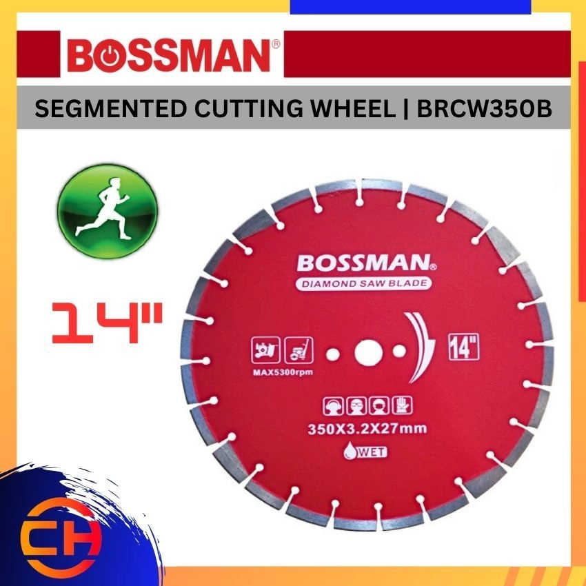 BOSSMAN DIAMOND CUTTING WHEEL BRCW350B SEGMENTED CUTTING WHEEL 