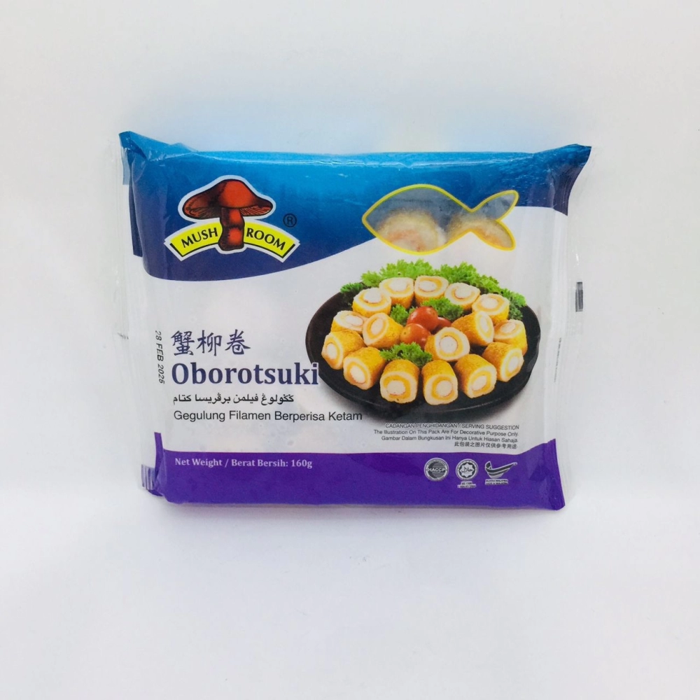 Mushroom Oborotsuki蘑菇牌蟹柳卷160g