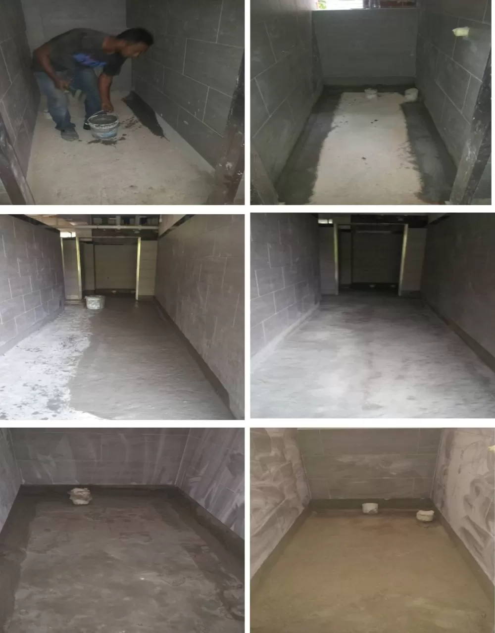 Cementation Waterproofing @ Toilet Area