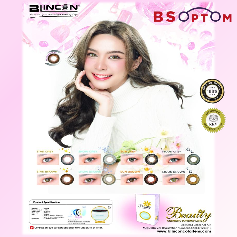 Blincon Beauty Color Monthly Contact Lenses