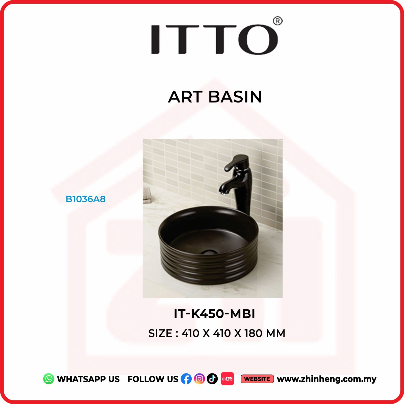 ITO ART BASIN  IT-K450-MBI