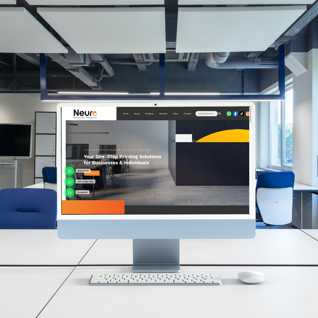 Media One Digital Website Design & SEO Case Study | Printing & Signage in Penang