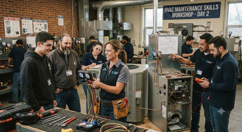 HVAC maintenance skills workshop