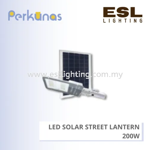 PERKUNAS LED SOLAR STREET LANTERN 200W       