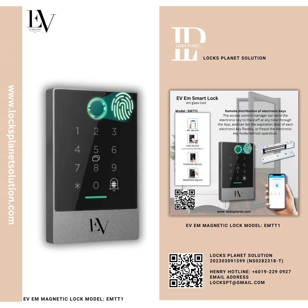 EV EM MAGNETIC LOCK MODEL: EMTT1