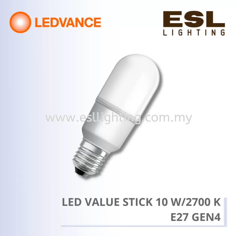 LEDVANCE LED VALUE STICK 10 W/2700 K E27 GEN4 - 4058075128705