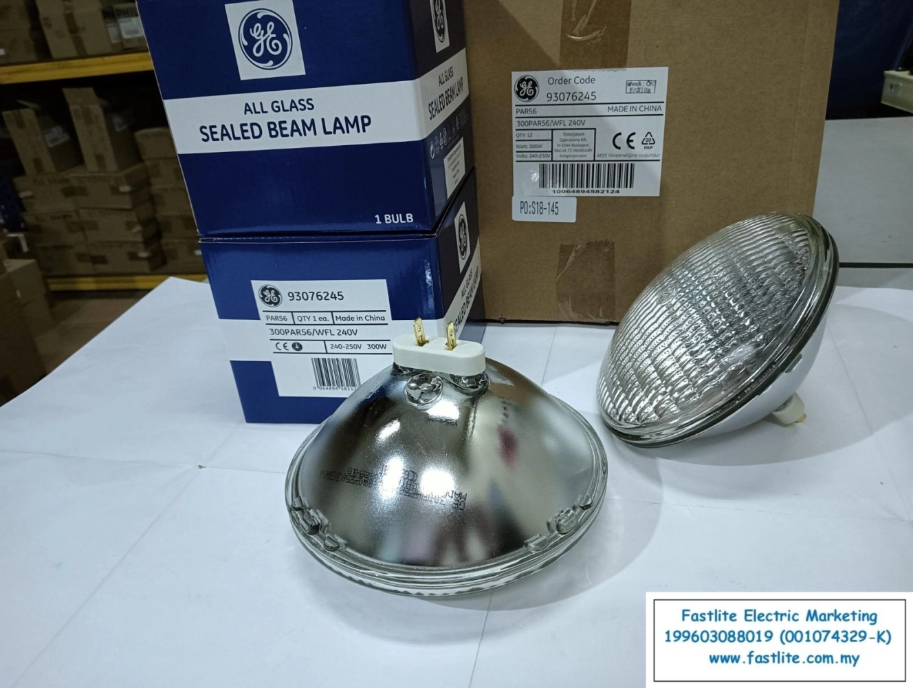 GE PAR56/WFL 240V 300W Stage lamp for PAR CAN