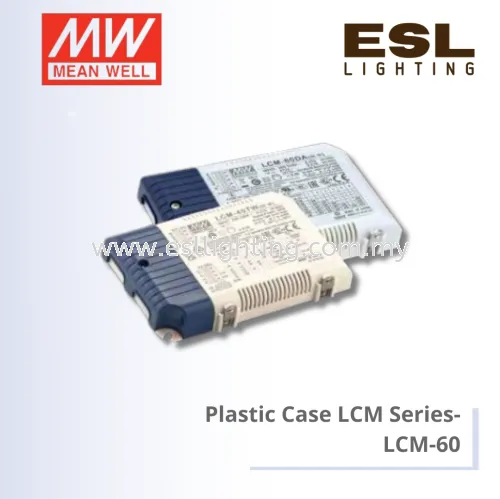 MEANWELL Plastic Case LCM Series - LCM-60