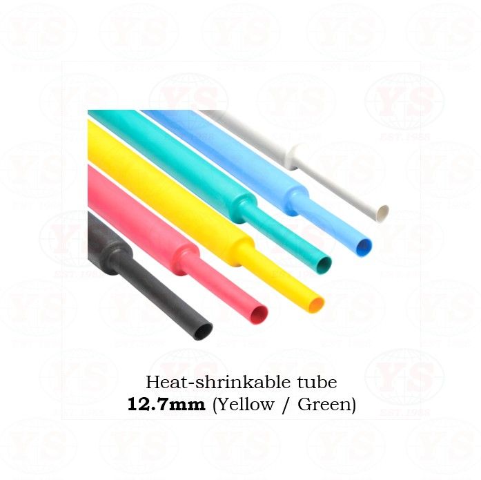 Cable Heat Shrinkable Tube 12.7mm (Yellow Green)