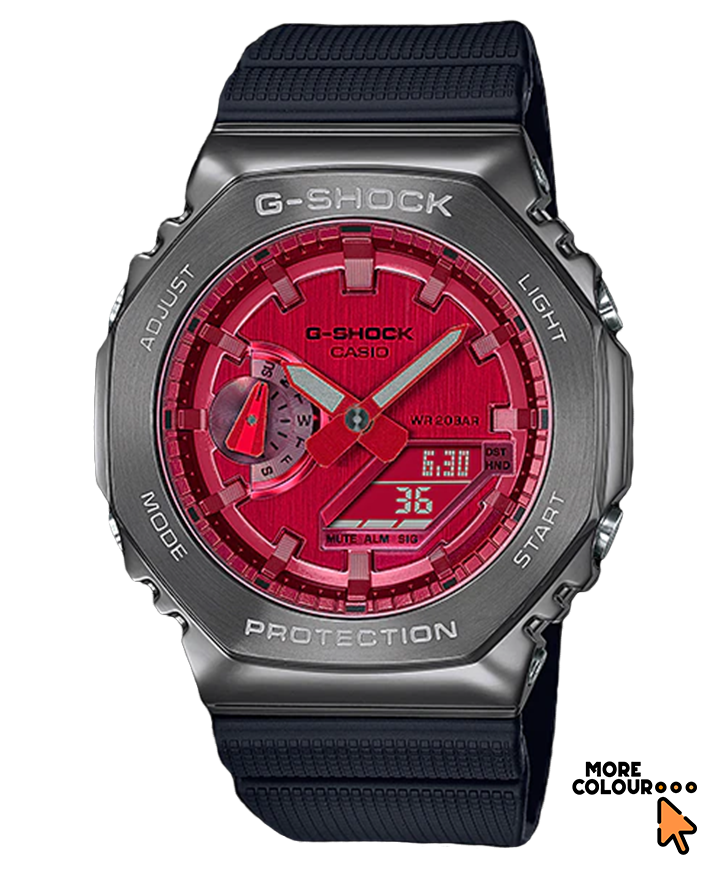 GM-2100B | G-Shock Metal Bezel Octagonal "CasiOak"