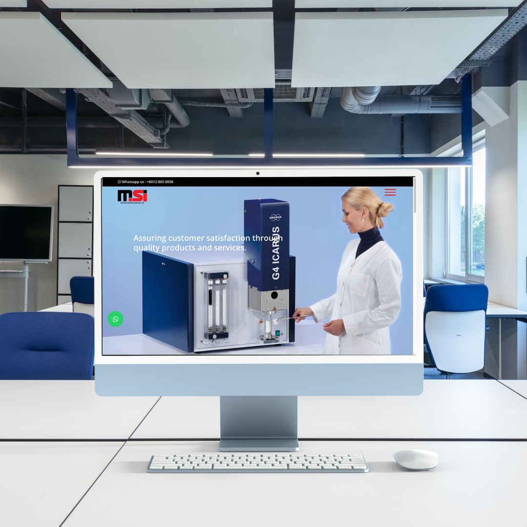 MSI Technologies (MALAYSIA) Sdn Bhd Website Design & SEO Case Study | Medical & Laboratory Equipment Supplier in Kuala Lumpur