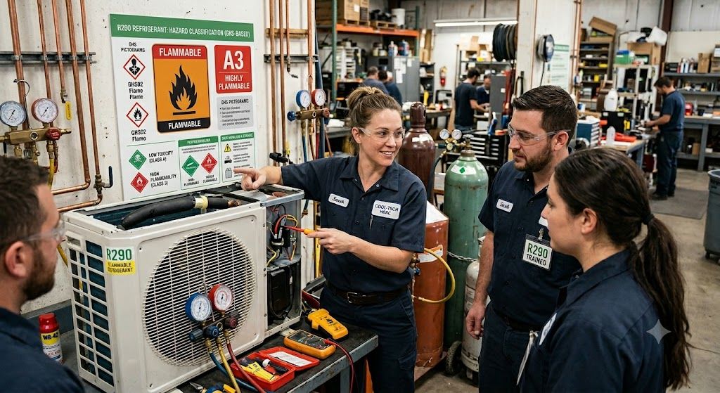 R290 hazard classification safety